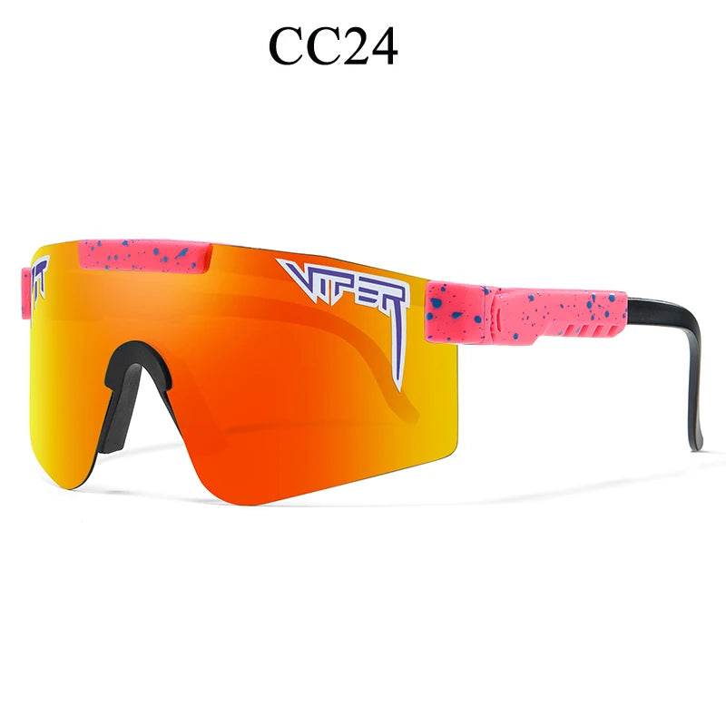 Adult UV400 Cycling Sun Glasses Pit Viper Sunglasses Men Women Outdoor Baseball Eyewear Sport Goggles Mtb Shades CC24
