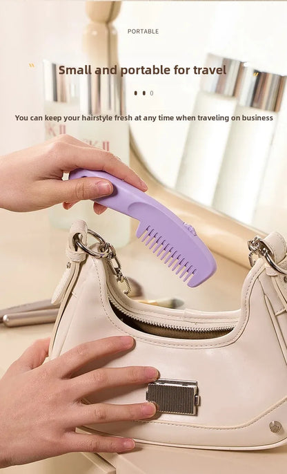 Portable Mini Hairdressing Comb Two-In-One Hair Cutting And Styling Professional Salon Comb for Black Hair And Wigs