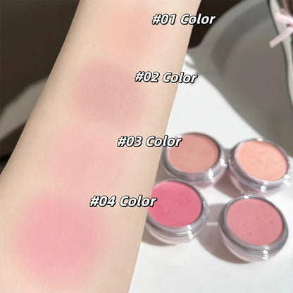 No-Mischief Blush - Multi-functional Solid Makeup Egg for Low-Saturation Gray-Pink Tint with Flawless Finish