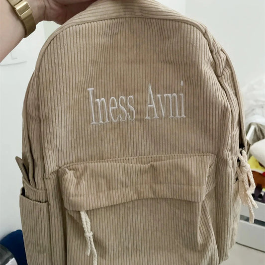 Personalized Children's Schoolbag Baby Stroller Bag Customized Kindergarten Snack Backpacks with Name Solid Color Backpacks