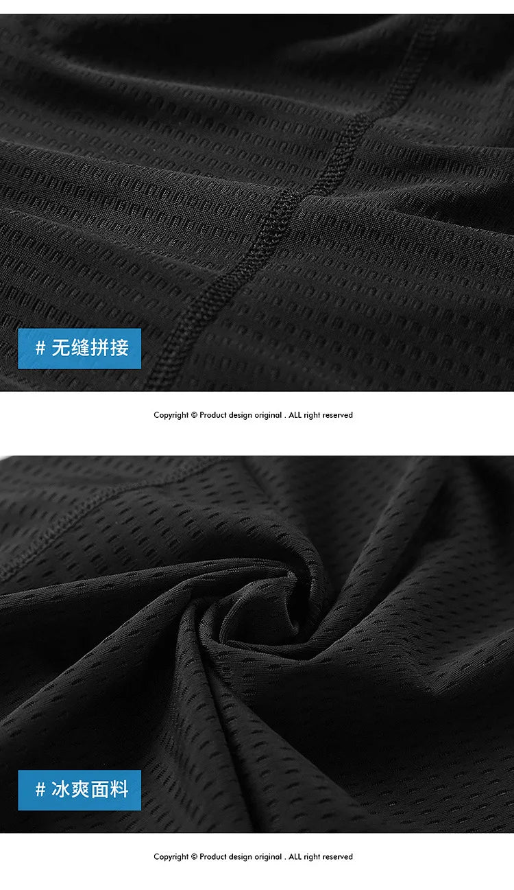 Big Size Men's Pants Ice Silk Stretch Elastic Waist Sweatpants Men Summer Casual Sport Joggers Black Mesh Trouser Male Large 9XL