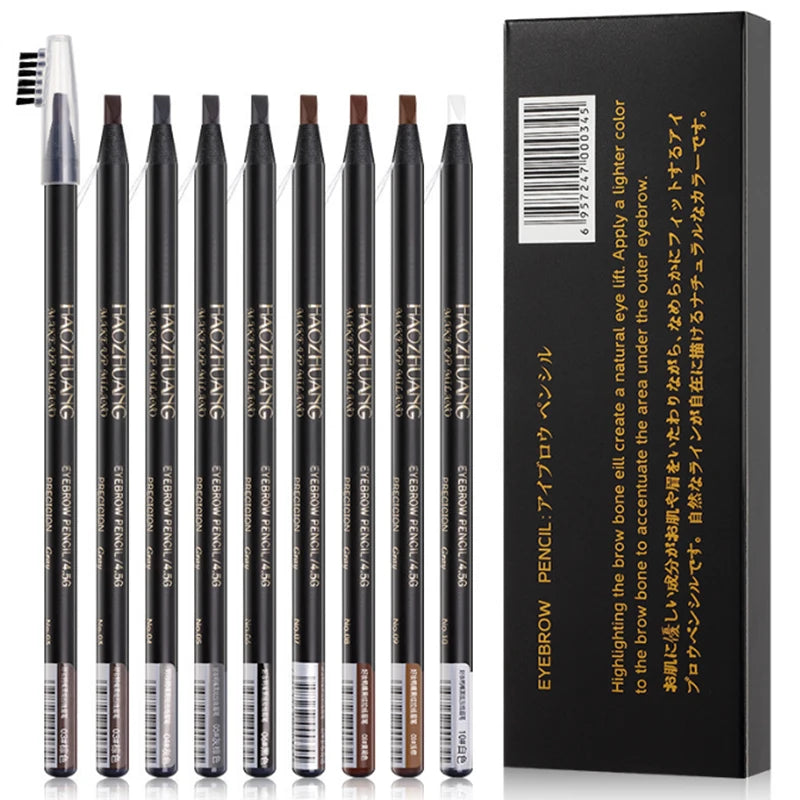 Eyebrow Pencil Waterproof Microblading Eyebrow Pen Tint Tattoo Eyebrows Makeup Cosmetics Natural Long Lasting Eye Brow Pencil