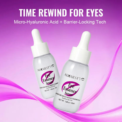 AUQUEST Anti Dark Circles Eye Serum Eye Bags Removal Caffeine Eye Cream Fade Fine Line Hyaluronic Acid Anti-Puffiness Skin Care