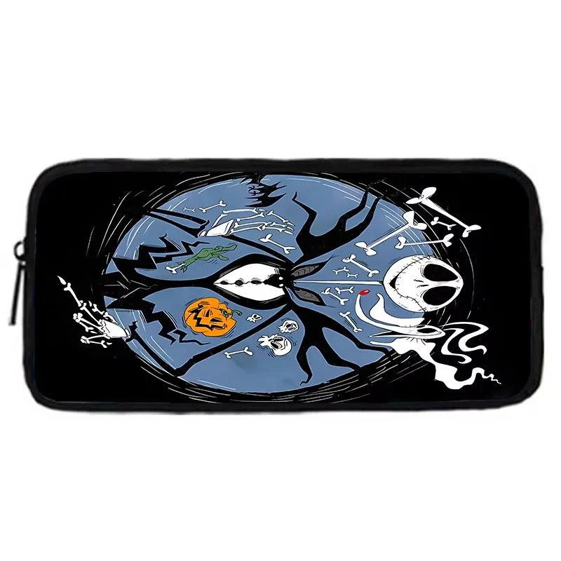 The Nightmare Before Christmas Child School Backpack with Lunch Bags ,Pencil Bags ,School Bags for Boys Girls Best Gift XHOO1-BD-079-A8