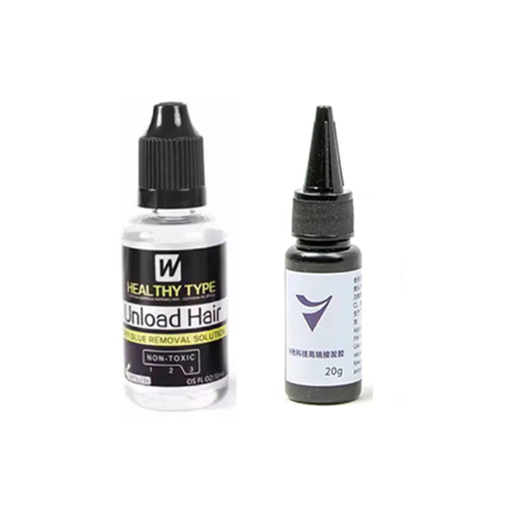 V-Light glue 20g for Tape hair extension tool professional V-Light Technology glue for HairExtension Wig Hair Piece