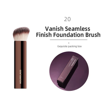 Hourglass Makeup Brushes Powder Foundation Concealer Blusher Bronzer Eye Shadow Eyebrow Eyeliner Sculpting Brush 20