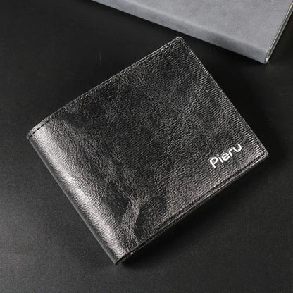 New Style Mini Thin Men Wallet Card Holder Men'S Purse Coin Pouch Id Card Holder Short Canvas Card Holder Wallet N