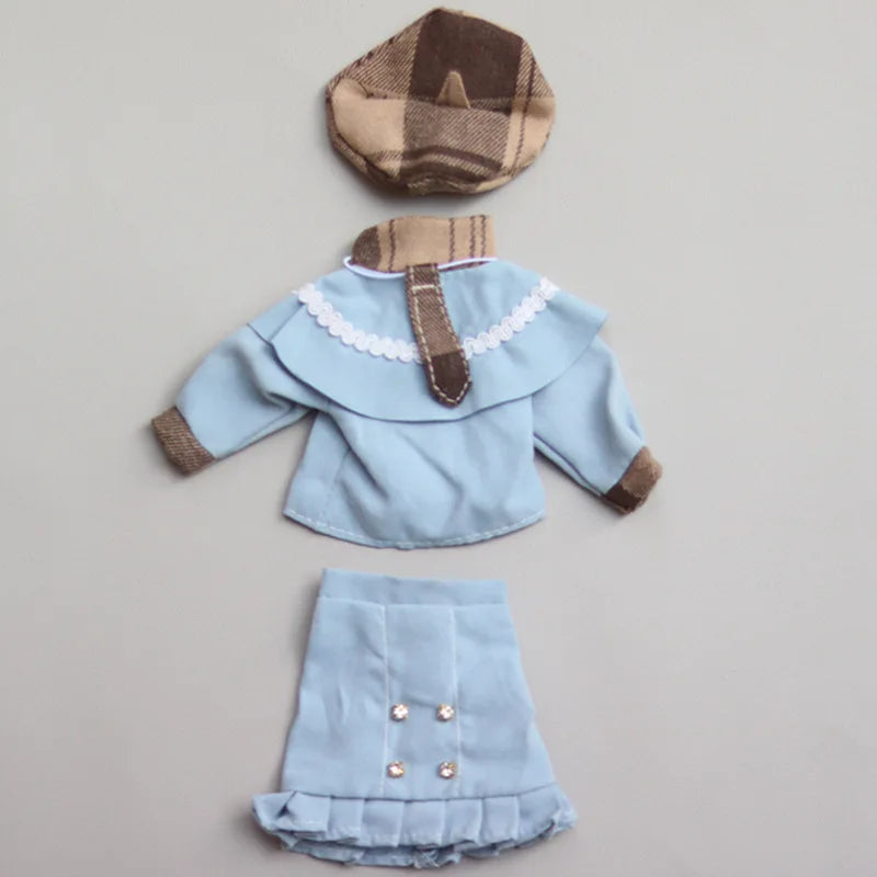 Cartoon Style Clothes Suit for 1/6 Bjd Doll Accesssories for 30cm Baby Doll Dress Up Toys for Children Type 16 Only Clothes