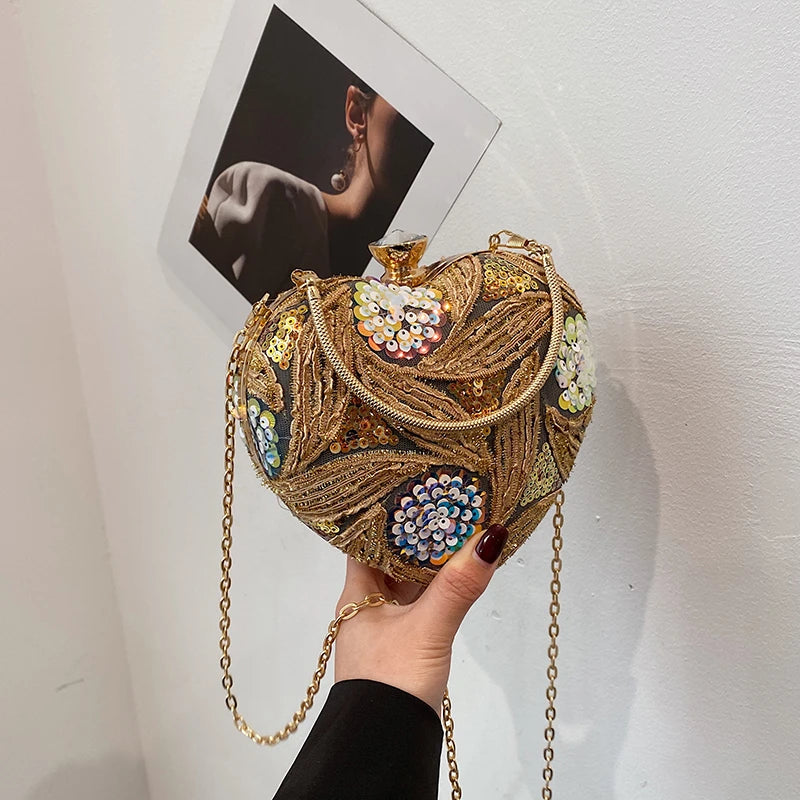 Luxury Gold Clutch Bags for Women 2025 Party Bags Evening Purse Designer Crossbody Bag New in Handbag Ladies hand bag sac femme Gold