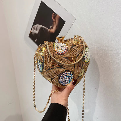 Luxury Gold Clutch Bags for Women 2025 Party Bags Evening Purse Designer Crossbody Bag New in Handbag Ladies hand bag sac femme Gold