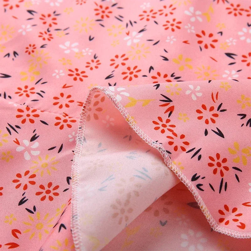 NEW Women's Sexy Casual Home Small Floral Camisole Dress Summer Comfortable Skirt