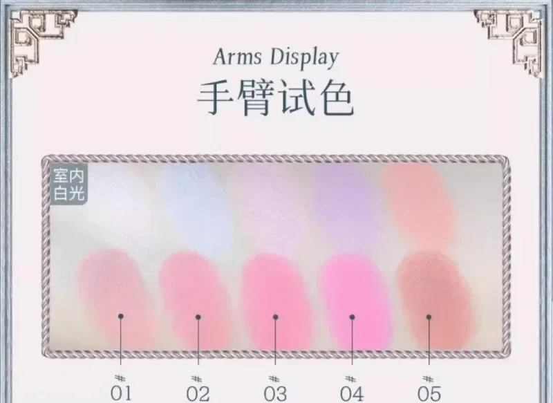 Flower Knows Blusher Butterfly Cloud Collar Collection Rouge Box Duo Blush For Dark Skin Peach Makeup For Cheeks Matte Finish