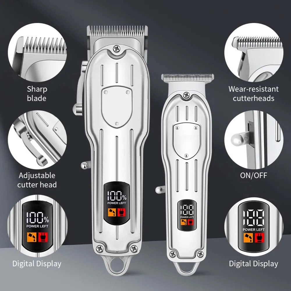 3 in1/1pc Hair Cutting Grooming Kit Professional Hair Clippers and Shaver Set Cordless Beard Trimming for Men