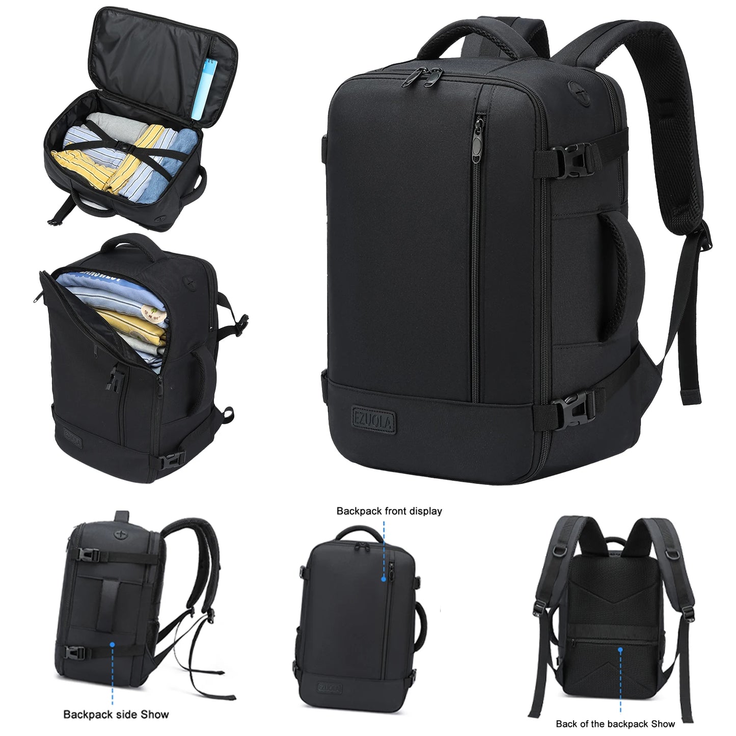travel backpacks 40x20x25 ryanair Hand luggage with laptop compartment portable luggage students business people school cabinbag
