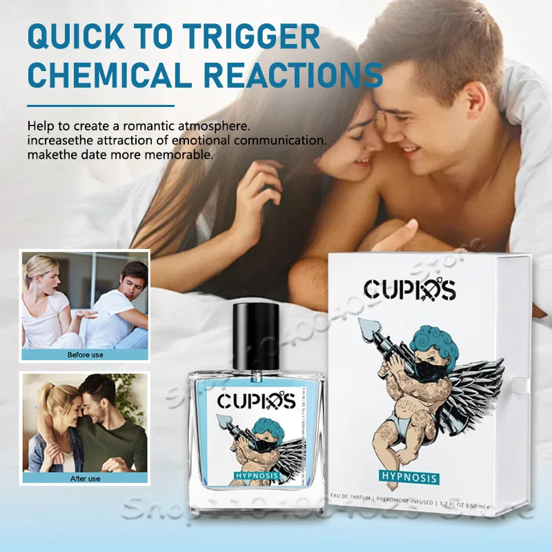 10ML/50ML Cupids Original Hypnosis Pheromone Perfume Infused Cologne For Men Pheromone Perfume For Men Fragrance Attract Women - Badiee Stylez
