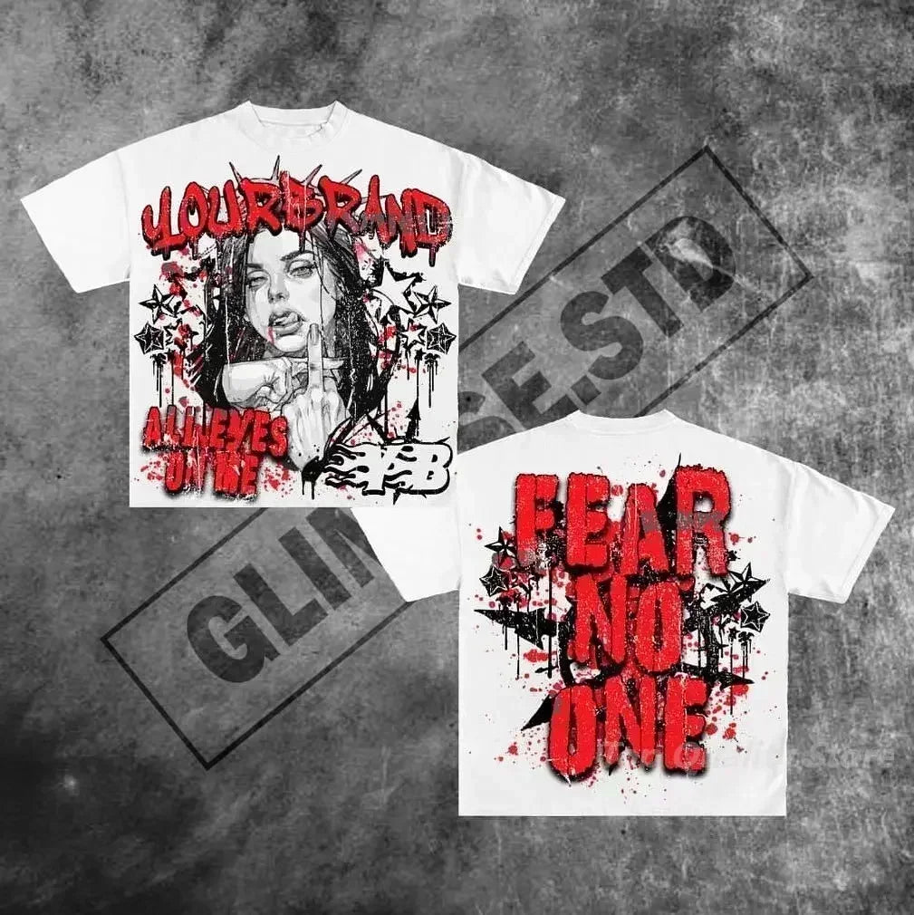 American letter graphic t shirts y2k tops oversized t shirt couples pro choice harajuku gothic streetwear vintage men clothing 8