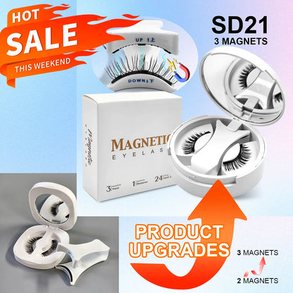Yiernuo Magnetic false eyelashes integrated box new glue-free false eyelashes kit NEW SD21 CHINA