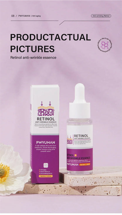 Retinol Against Wrinkles Serum Remove Wrinkle Firming Fade Fine Lines Anti Aging Improve Laugh Line Moisturizing Skin Care Korea