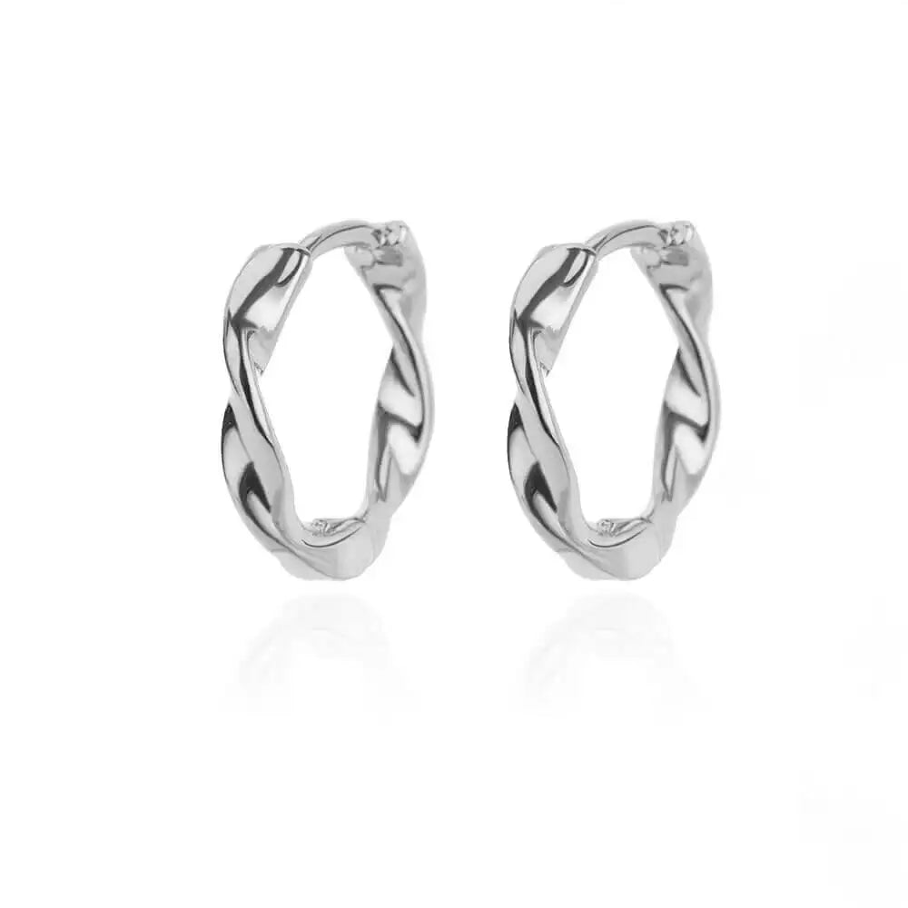 Luxury Star Pendientes Earrings For Women Girl Stainless Steel Minimalist Hoop Piercing 2025 New In y2k Jewelry aretes de mujer E3120S-3 CHINA
