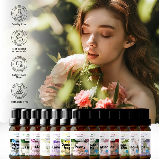 10ml Rose Essential Oils Massage Oil Aromatherapy Essential Oil 100% Pure Natural For Diffuser, Skin Care Gifts