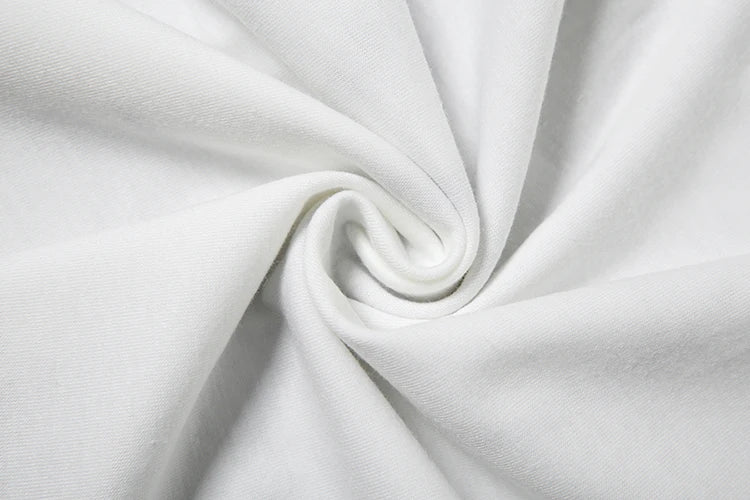 Nibber Loose Letter Print Mini t-Shirt Women Summer Trend Biased Collar Versatile Street Skinny Simple Classic Party Daily Tops