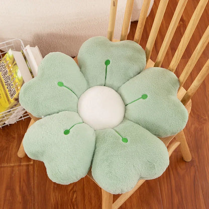 Sunflower Pillow, Daisy Seat Cushion, Flower Mat, Office Mat, Plush Toy Mat, Christmas Gift, Halloween, Thanksgiving Gift Badiee Stylez