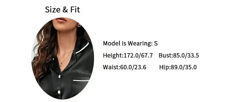 Spring Autumn Silk Pajamas Set for Women Casual Soft Nightwear Long Shirt Tops and Long Pants Cardigan Sleepwear Homewear