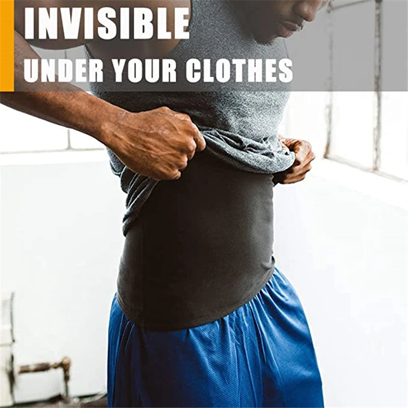 Waist Trimmer Unisex Belly Wrap Workout Sports Sweat Band Abdominal Trainer Weight Loss Body Shaper Tummy Control Slimming Belt