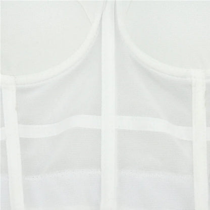 Women's tight bra, sexy fishbone Camisole, with integrated back shaping bra underwear