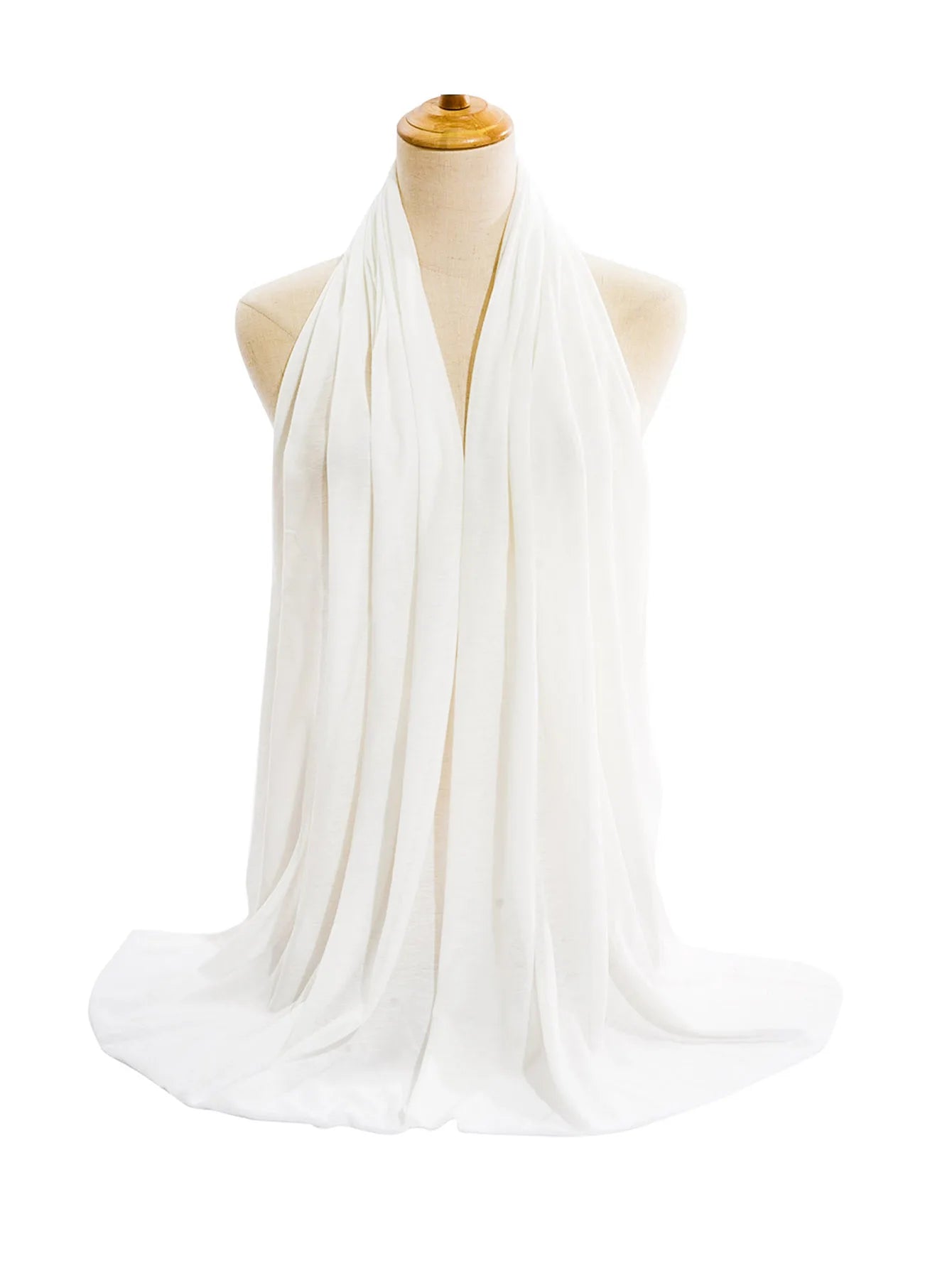 Hot selling stretch jersey turban african headband solid color super soft extra long breathable headband for women