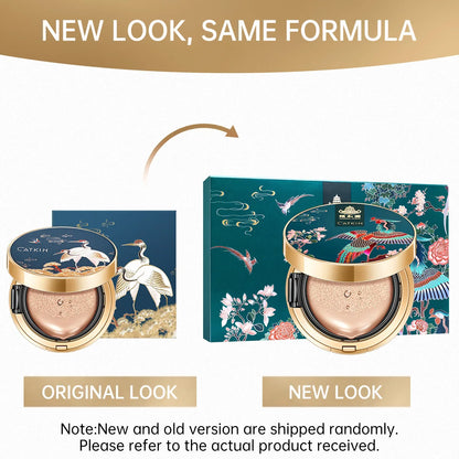 Catkin Phoenix Cushion Foundation Full Coverage, Sheer Satin Finish, Refill Included, Light Beige C03 Vanilla CHINA