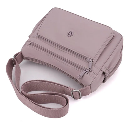Just Hold A Lot Waterproof Nylon Shoulder Crossbody Bags for Women Messenger Travel Daily Use Bags Suitable for Mothers Shopping