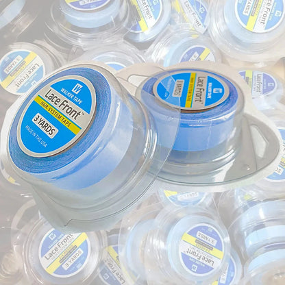 1/5PCS with box 0.8/1.0/1.27cm Width 3Yard Blue Ultra Hold Tape Double side tape Wig Glue Hair System Tape For Toupee