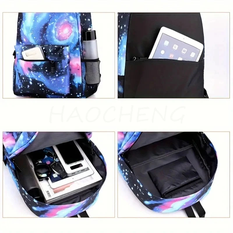 Hot Backpacks New Sprunki Students 3 PCS Set School Bag Teen Girl Boy Back To School Gift Leisure Mochila Teens Travel Bags
