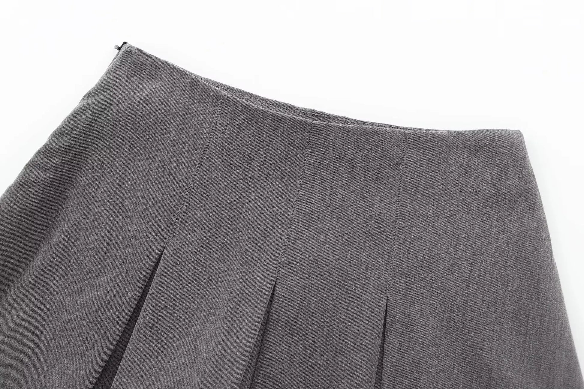 Women Pleats Short Skirts 2024 New Fashion Women Shorts Skirt Woman Mid-Waist Mini Skirts Casual Summer Skort