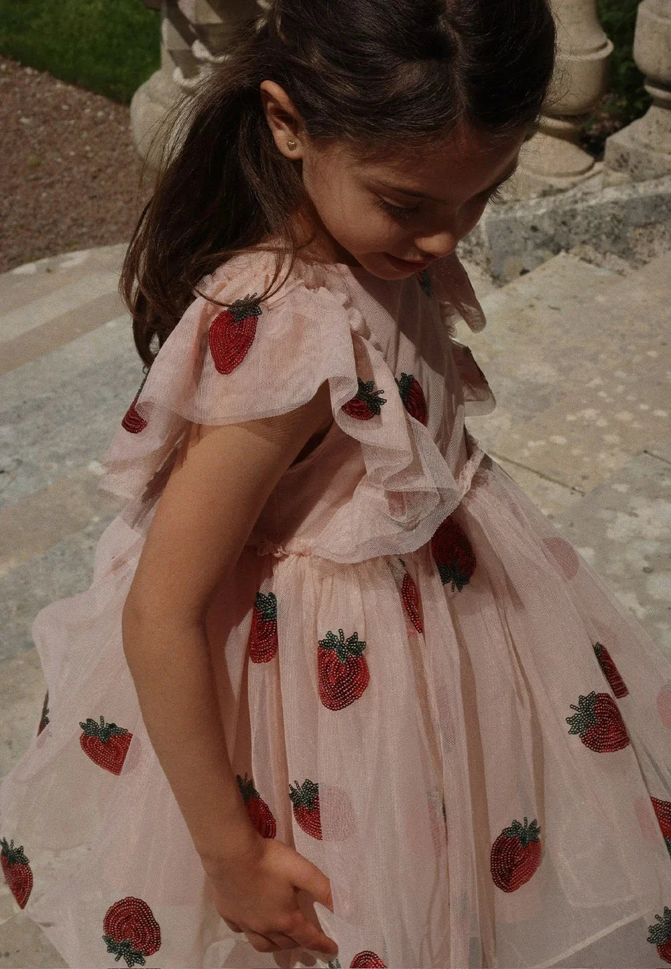 2025 Girls Party Princess Dress KS Kids Sequin Mesh Dresses Girl Full Print Dress Carnival Party Baby Cute Skirt Children Gifts