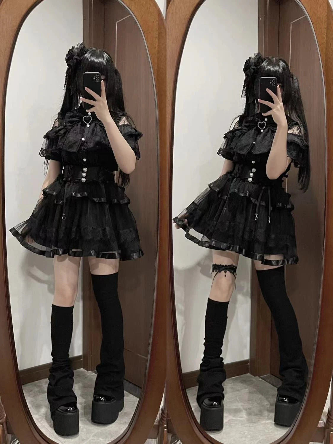 Japanese Kawaii Lolita Lace Patchwork Blouses Summer Women Harajuku Single Breasted Sweet Shirts Summer Girly JK Bow Tops Blusas Badiee Stylez