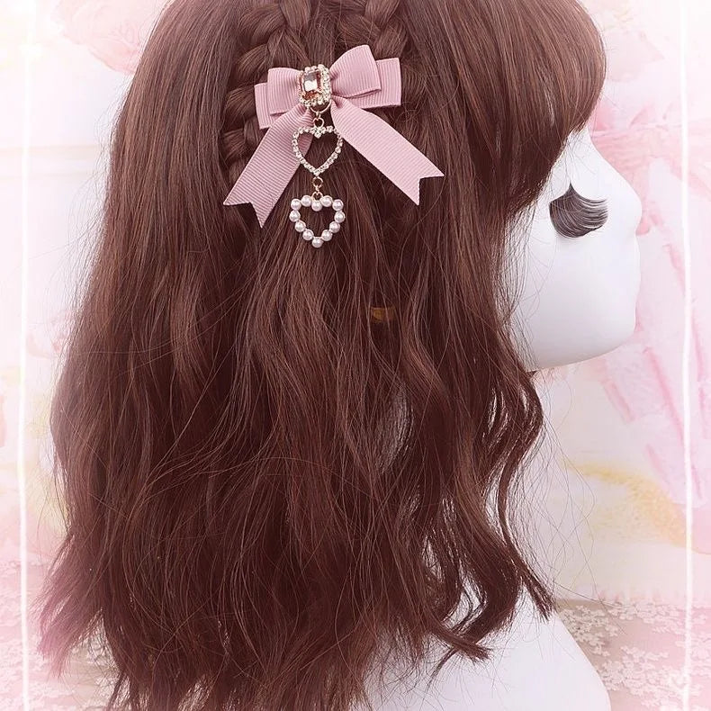 [1 pair] y2k accessories New year's eve decorations trendy hair clips lolita cosplay Hairpin cute accessories Decoration for new