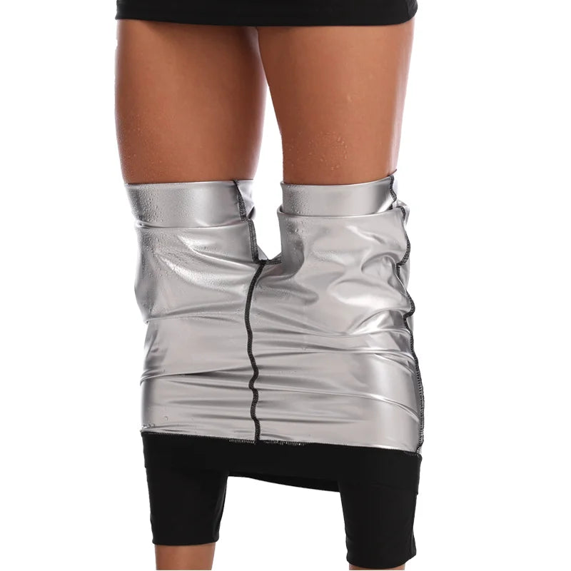 Women Hot Thermo Sauna Sweat Pants Body Shapers High Waist Shaping Pants Thigh Shapewear Fat Burning Fitness Gym Sport Leggings