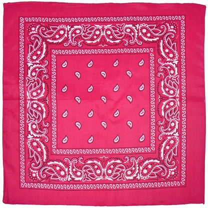 Outdoor Cycling 53cm Cotton Square Scarf Women Men Paisley Print HipHop Bandanas Scarves Headband Handkerchief Hair Mask Badiee Stylez