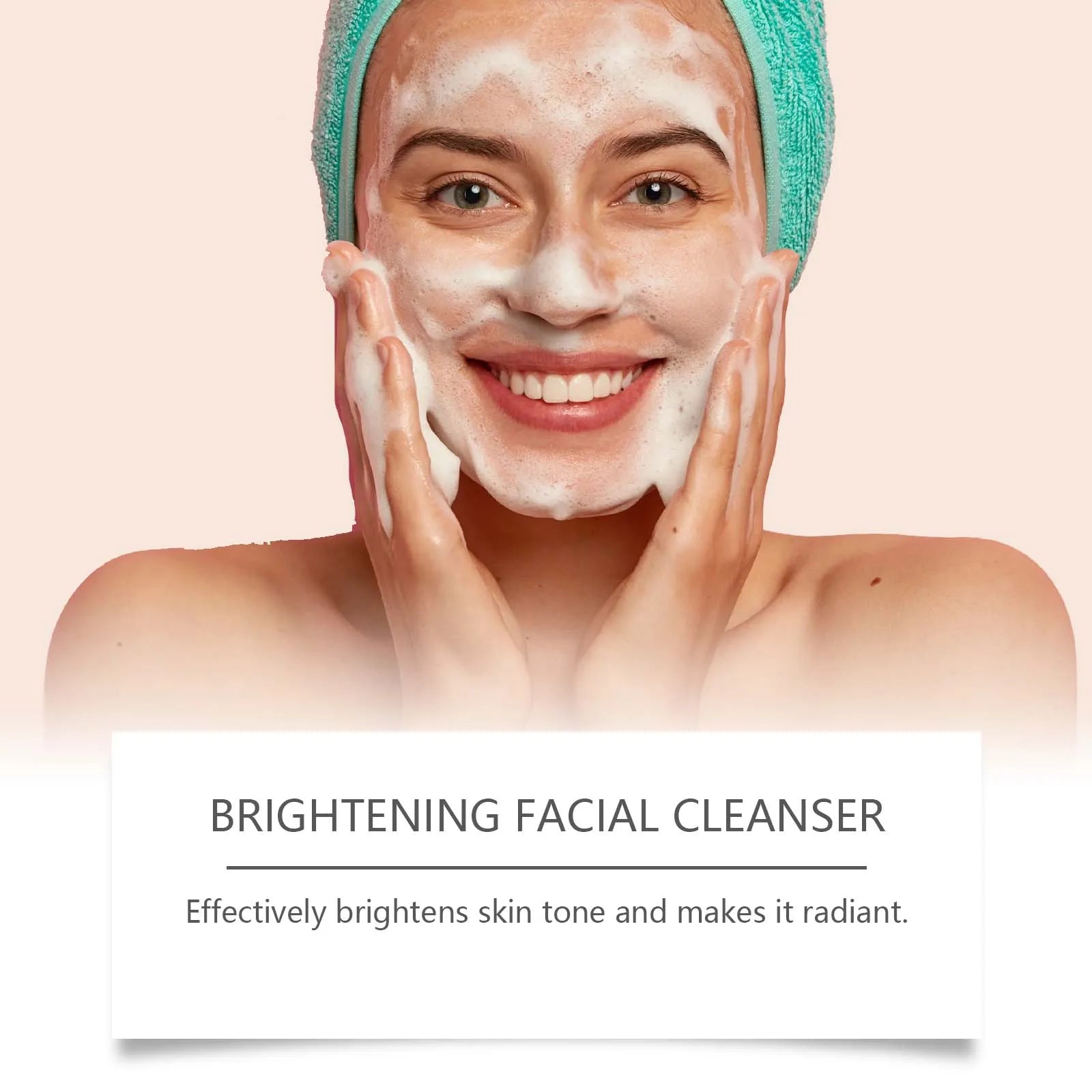 Turmeric Cleansing Milk Foam Facial Cleanser Cleanses Dirt And Grease Brightens Skin Hydrating And Moisturizes Face Care Product