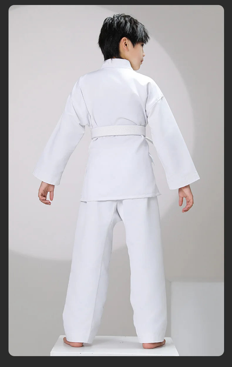 New Breathable karate uniform for kids and adults lightweight pants and jackets martial arts uniform with free belt for students Badiee Stylez