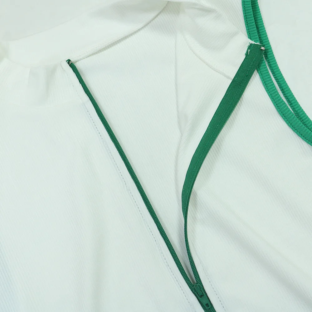 CM.YAYA Women's Set Sleeveless V-neck Vest + Pleated Skirts 2025 Summer Cute Street Beach Two 2 Piece Sets Outfits Tracksuit