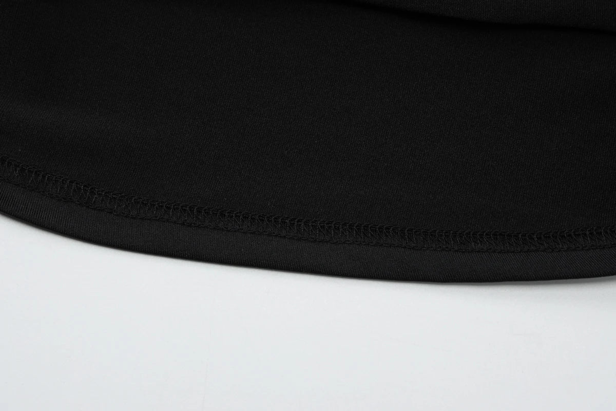 Dulzura Sleeveless Off Shoulder Ruched Bodycon Crop Top Solid Sexy Elegant T-Shirt Party Club Streetwear Spring Summer Top