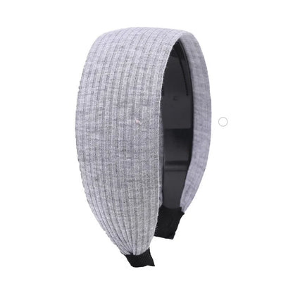 Wide-Brimmed Non-Slip Headband Women's Short Hair Simple Hair Clip Cover Gray Hair Fashion Temperament Hair Pressing Headwear