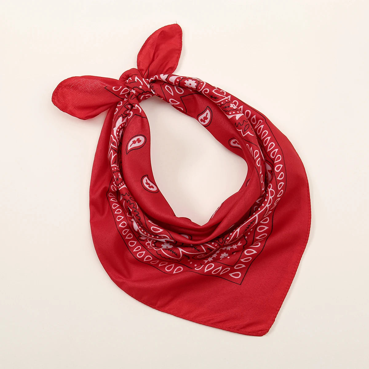 Bohemian Print Bandana Paisley Printed Headbands Hiphop Kerchief Outdoor Unisex Headband Wrist Wraps Face Mask Handkerchief FJ836-07