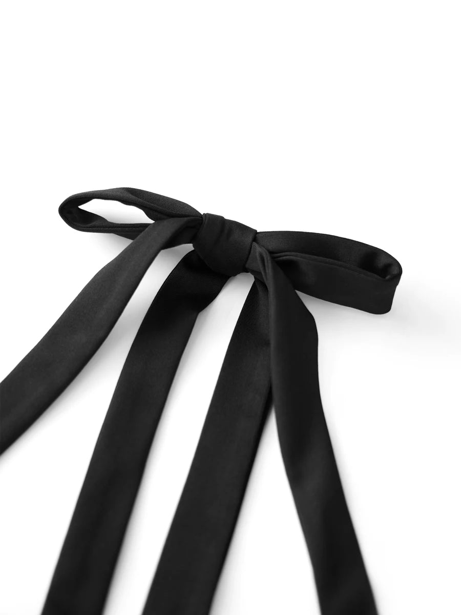 Women Summer Fashion Sexy Mini Tank Dress Sleeveless Halter Neck Solid Tie Up A-line High Waist Party Clubwear Bubble Dress