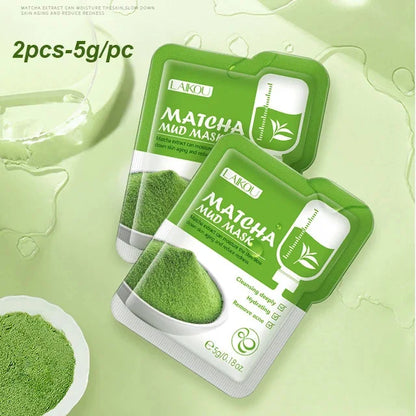 Alaska Volcano Mask Mugwort Cleansing Mask Stick Shrink Pores Acne Deep Blackhead Remover Facial Cleansing Moisturizing Mask 40g 2pcs-sample