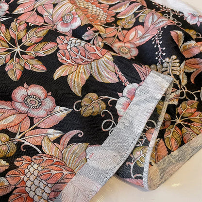 Fashion 70cm Cotton Square Scarf Women Floral Print Design Bandanas Lady Scarves Headband Accessories Handkerchief Hair