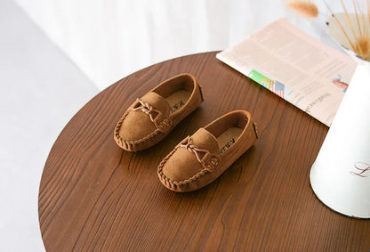 Children Loafers Shoes Boys Flat Sneakers Baby Kids Casual Shoes Toddler Girls Breathable Slip-on Shoes Soft Bottom Solid Color Badiee Stylez